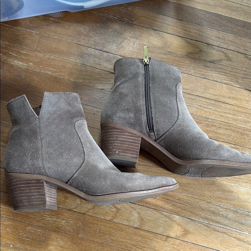 Franco Sarto heeled suede bootie